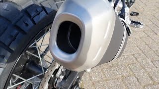 2021 TENERE 700 EXHAUST MOD SOUND  USB charger install [upl. by Gainer]