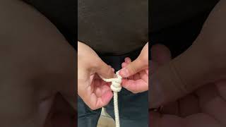 Belt Tightening Knot Secure and Adjustable Method [upl. by Eekorehc74]