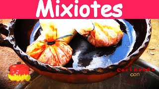 COMO COCINAR MIXIOTES DE POLLO CON NOPALES LIKE COOKING CHICKEN MIXIOTES WITH NOPALES [upl. by Bello]