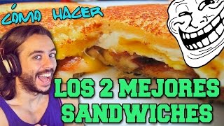 CÓMO HACER LOS 2 MEJORES SANDWICHES TROLLEANDO  Cocinando con Giorgio and friends [upl. by Esiuole]