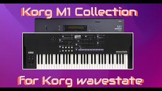 Korg Wavestate  New Free Korg M1 Sound Pack for Wavestate [upl. by Nuahsyt]