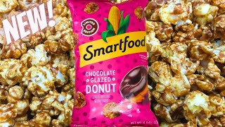 Smartfood Chocolate Glazed Donut Popcorn Review [upl. by Crispas]