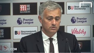 quotWe are going to fight for the titlequot  Mourinho  Bournemouth 13 Manchester United [upl. by Rhoads]