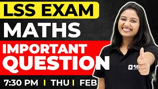 LSS Exam Maths  Important Questions Part 3  Exam Winner Class 4 [upl. by Rosita]