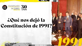 La Constitución Política de 1991 fue el reconocimiento a la multiculturalidad del país [upl. by Pettit]