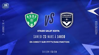 J18  AS SaintEtienne – FCG Bordeaux 10 le résumé  D1 Arkema I FFF 20232024 [upl. by Lihka]