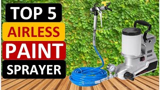 Top 5 Best Airless Paint Sprayer in 2024 [upl. by Gnad21]