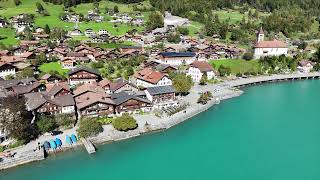 Scenic Switzerland in 4K – Brienz Grindelwald amp Spiez  Relaxing Drone Videos 4K [upl. by Jolda607]