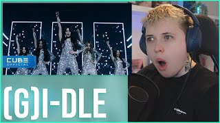 GIDLE 여자아이들  WIFE amp SUPER LADY MVs  REACTION [upl. by Alyahsal]