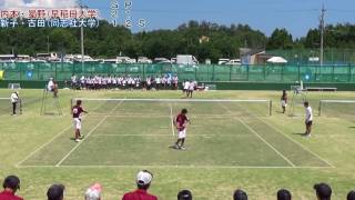 17 石川インカレ ソフトテニス 対抗戦 男子 準決勝 1 1次戦 1 [upl. by Meehan]