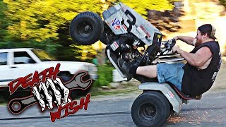 Street Bike Powered Lawn Mower  Deathwish EP1 [upl. by Pero]