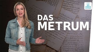 So bestimmst Du das Metrum im Gedicht I musstewissen Deutsch [upl. by Mehalick175]