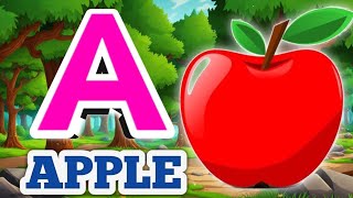 A for Apple B for ball C for Cat  abcd song Alphabets abcd cartoon video phonics song abcd [upl. by Yeslehc245]