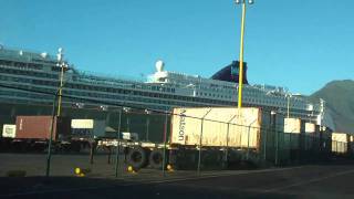 Kahului Port with Cruise Ship [upl. by Ahtibat]