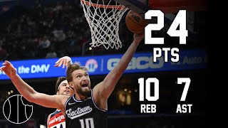 Domantas Sabonis Highlights  Hornets vs Kings  10th Jan 2024 [upl. by Moselle]