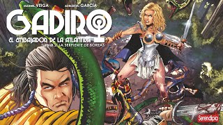 Cómic GADIRO EL EMBAJADOR DE LA ATLÁNTIDA “La Serpiente de Bóreas” [upl. by Oilla]