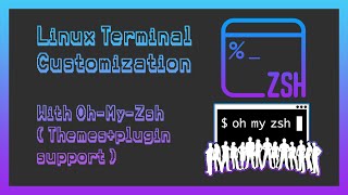 OhMyZsh installation with themes amp custom plugins  2023 [upl. by Atinat]