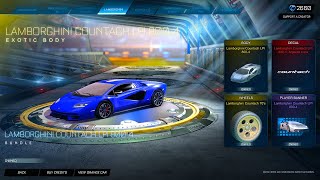 Lamborghini Countach LPI 8004 Back In The Rocket League Item Shop  Rocket League Item Shop [upl. by Earlie584]