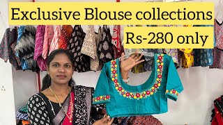 ￼ New arrival  exclusive Blouse collections ￼ Ajrak blouse  Ikkat blouse work Blouse [upl. by Aoht811]