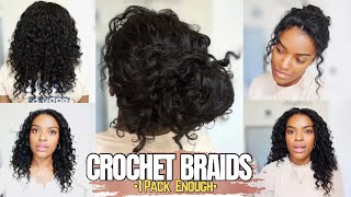 🆕 amp IMPROVED  Braiding pattern •Undetectable Hairline •ONLY 1 Pack •Crochet Braids‼️ [upl. by Scotti]