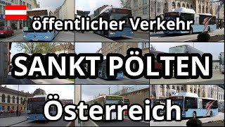 Sankt Pölten Österreich öffentlicher Verkehr [upl. by Baxter]