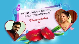 E card Wedding Invitation with Picture WhatsApp Friendly [upl. by Chesna169]