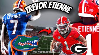 Georgia’s Newest “BULLDOZER” TREVOR ETIENNE RB Highlights [upl. by Durrell]