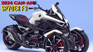 The 2024 CanAm Spyder F3 Lineup [upl. by Yarg]