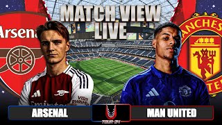 ARSENAL 21 MANCHESTER UNITED LIVE  PRESEASON MATCH VIEW [upl. by Nolyd287]