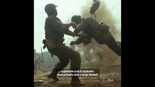 Hacksaw Ridge The Reality Behind Grenade Explosions  shorts short [upl. by Verena]