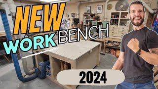 Large Woodworking Workbench [upl. by Ayikahs966]