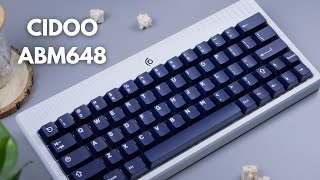 Cidoo ABM648  White  cidoo mint switches  Unboxing amp Build [upl. by Manya482]