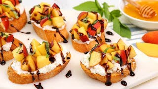 3 Summer Crostini Recipes  Easy Appetizers [upl. by Ferguson]