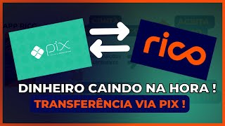 COMO DEPOSITAR VIA PIX NA CORRETORA RICO PELO CELULAR PASSO A PASSO NA PRATICA [upl. by Rol92]