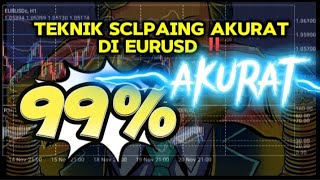 Trading  Sclaping eurusd profit konsisten [upl. by Ahsekyt]