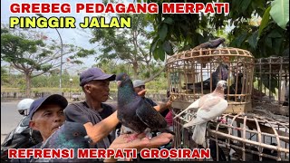 MERPATI SIAP GROSIR PINGGIR JALAN PAK MARYONO [upl. by Aihsemak]