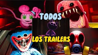 TODOS LOS TRAILERS DE POPPY PLAYTIME TRADUCIDOS AL ESPAÑOL [upl. by Neerihs]