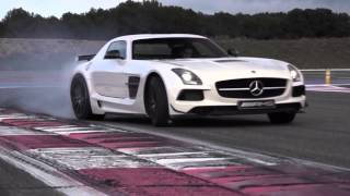 MercedesBenz SLS AMG Black Series Drifting [upl. by Aniratac184]