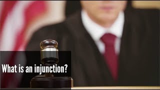 What is an injunction [upl. by Namwob]