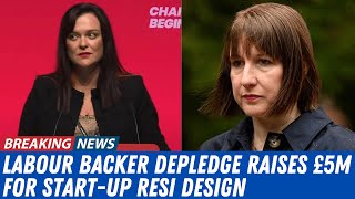 Breaking News Labour Alex Depledge raises £5m for startup Resi Design [upl. by Ruiz]