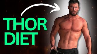 How Did Hemsworth Get SO Big  Chris Hemsworth THOR Meal Plan [upl. by Endor59]