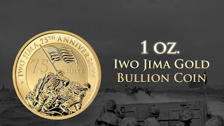 1 oz Iwo Jima Gold Bullion Coin [upl. by Lika436]