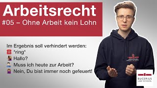 Ohne Arbeit kein Lohn § 615 BGB  Arbeitsrecht  🎬05 [upl. by February]