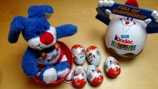 Kinder Surprise Egg Super Egg with 7 Eggs inside [upl. by Allayne]