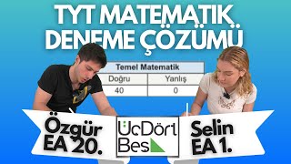 TYT MATEMATİK BÖYLE FULLENİR 1 ve 20 Gözünden SINAV TADINDA DENEME ÇÖZÜMÜ yks2024 [upl. by Howie22]