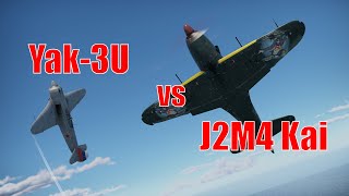 J2M4 Kai vs Yak3U  War Thunder Dogfights [upl. by Dirgis87]