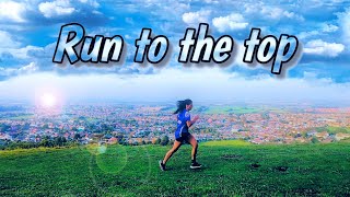 Run to the top of the South Downs Eastbourne SussexFilmed with DJI Neo amp Samsung S24 [upl. by Attey588]