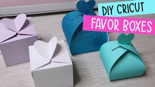 DIY Favor Box with Cricut [upl. by Rosemonde498]