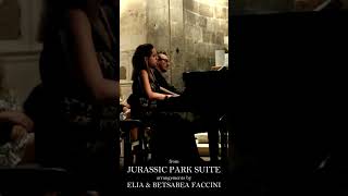 SOUNDS OF CINEMA  Jurassic Park Suite  Faccini Piano Duo [upl. by Haden936]