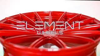 Element Wheels  EL15 Candy Red [upl. by Safier]